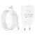 MR4_144223 Мережевий зарядний пристрій borofone ba74a aspirer 1usb, 2.1а cable type-c, білий 