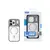 MR4_144617 Чохол rock guard transparent magnetic (anti-drop lens protection) для iphone 17 pro, сірий 