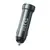 MR4_144410 Автомобільний зарядний пристрій hoco z54b prosperous pd60w (2c) car charger metal, сірий 