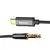 MR4_144765 Кабель aux audio baseus yiven m01 type-c to aux (3.5) 1.2m, чорний cam01-01 