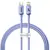 MR4_144950 Кабель pd baseus crystal shine series fast charging type-c to lightning 20w 1.2mpurple cajy000205 