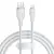 MR4_144903 Кабель baseus pudding series fast charging cable usb-a to lightning 2.4a 1.2m, білий p10355700221-00 