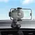MR4_145286 Автотримач hoco h76 crown one-button car holder (center console), чорний metal, сірий 