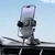 MR4_145286 Автотримач hoco h76 crown one-button car holder (center console), чорний metal, сірий 
