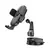 MR4_145286 Автотримач hoco h76 crown one-button car holder (center console), чорний metal, сірий 