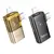 MR4_145290 Перехідник hoco ua36e ip male, c male to usb female otg 2in1 transparent adapter, чорний 