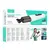 MR4_145308 Пилосос портативний hoco zp16 wave wireless vacuum cleaner (blowing and suction integrated), білий 