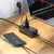MR4_145091 Мережевий подовжувач hoco ns9 wisdom 1-position (pd67w, 3c1a) desktop socket (eu, ger), чорний 