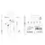 MR4_145262 Навушники hoco m101 pro crystal sound wire-controlled earphones with mic., білий HOCO