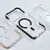 MR4_145501 Чохол rock crystal clear anti-drop magnetic protection case для iphone 17 pro transparent, чорний 