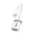 MR4_145620 Перехідник hoco ua39 crystal ip male to usb female 2.0 adapter apricot 