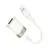 MR4_145620 Перехідник hoco ua39 crystal ip male to usb female 2.0 adapter apricot 