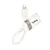 MR4_145620 Перехідник hoco ua39 crystal ip male to usb female 2.0 adapter apricot 