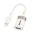 MR4_145620 Перехідник hoco ua39 crystal ip male to usb female 2.0 adapter apricot 