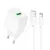 MR4_145533 Мережевий зарядний пристрій hoco cs52a surplus single-port qc3.0 charger set (type-c), білий 