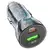 MR4_145601 Автомобільний зарядний пристрій hoco z47a transparent discovery edition 1pdout, 1usb, qc, pd30w, 3a, чорний 