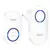 MR4_145842 Безпровідний дзвінок hoco hi25 wireless doorbell (eu), білий 