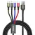 MR4_145782 Кабель baseus fast 4in1 cable для lightning+type-c (2)+micro 3.5a 1.2m, чорний ca1t4-b01 