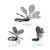 MR4_145746 Автотримач baseus primetrip vx1 versatile travel magnetic phone holder round, чорний c4016900c123-00 