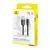 MR4_145753 Кабель baseus foamed silicone usb-a to lightning 2.4a 1m, чорний e0426900 