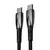 MR4_145683 Кабель pd baseus glimmer series fast charging data cable type-c to type-c 100w 1m, чорний cadh000701 