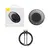 MR4_145691 Бездротовий зарядний пристрій baseus simple 2 wireless charger 15w, чорний ccjj050001 