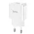MR4_146025 Мережевий зарядний пристрій hoco c106a leisure 1usb, 2, 1a, білий HOCO