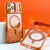 MR4_145996 Чохол rock guard transparent magnetic (anti-drop lens protection) для iphone 17 pro помаранчевий 