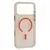 MR4_145940 Чохол crystal frame magsafe для iphone 17 pro помаранчевий 