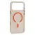 MR4_145944 Чохол crystal frame magsafe для iphone 17 pro max помаранчевий 