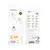 MR4_146048 Кабель borofone bx115 lotto silicone для micro 2.4a, 1m, білий 