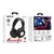 MR4_146060 Навушники ігрові дротові borofone bo112 wave gaming headphones, чорний 