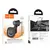 MR4_146163 Автотримач hoco h74 crown ring magnetic car holder (air outlet), чорний metal, сірий 