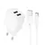 MR4_146032 Мережевий зарядний пристрій hoco cs51a surplus dual-port charger 2usb, 2,4a type-c cable set, білий HOCO