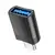 MR4_146145 Перехідник hoco ua17 type-c male to usb female usb3.0 adapter, чорний 