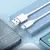 MR4_146024 Кабель hoco x87 magic silicone charging data cable для type-c 3a, 1m, білий HOCO