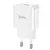 MR4_146025 Мережевий зарядний пристрій hoco c106a leisure 1usb, 2,1a, білий 