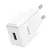 MR4_146025 Мережевий зарядний пристрій hoco c106a leisure 1usb, 2,1a, білий 