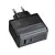 MR4_146742 Мережевий зарядний пристрій hoco cs74a star speed pd45w+qc3.0 charger (eu) midnight, чорний 