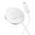 MR4_146752 Бездротовий зарядний пристрій hoco cw63 fast qi2 magnetic wireless fast charger, білий 
