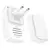 MR4_146753 Безпровідний дзвінок hoco hi26 self-powered wireless doorbell (eu), білий 