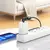 MR4_146712 Перехідник hoco ua17 ip male, type-c male to usb female two-in-one adapter, чорний 