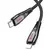MR4_146721 Кабель pd hoco u133 monte pd charging data cable lightning 1.2m, чорний 