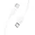MR4_146709 Кабель pd hoco x87 magic silicone charging data cable для type-c to type-c pd60w, 3a, 1m, білий 