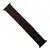 MR4_146849 Ремінець mountain armor магнітний силіконовий для apple watch 42, 44, 45, 46, 49, чорний-wine червоний PRC