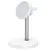 MR4_147323 Бездротовий зарядний пристрій xo cx038 desktop holder 15w 3in1 wireless charger (with iron piece), білий 