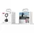 MR4_147352 Автотримач xo c181 cat head manual suction cup swivel stand, чорний 