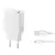 MR4_147363 Мережевий зарядний пристрій xo l159 (eu) qc18w 1usb-a quick charger micro kit (nb103), білий 