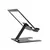 MR4_147288 Настільний тримач xo c136 small flat hollow all metal tablet holder, чорний 