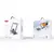 MR4_147288 Настільний тримач xo c136 small flat hollow all metal tablet holder, чорний 